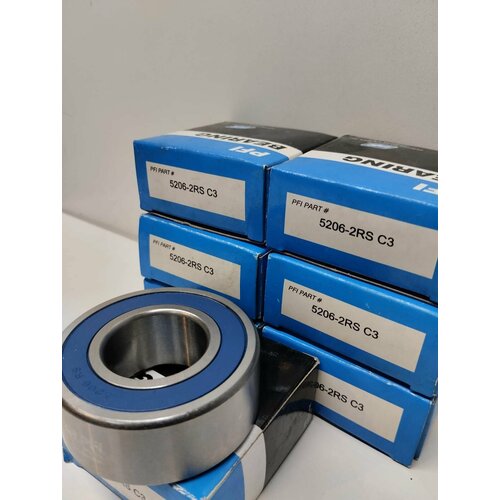 Подшипник 5206 2RS С3 PFI, США, размер 30х62х23.8 ММ
