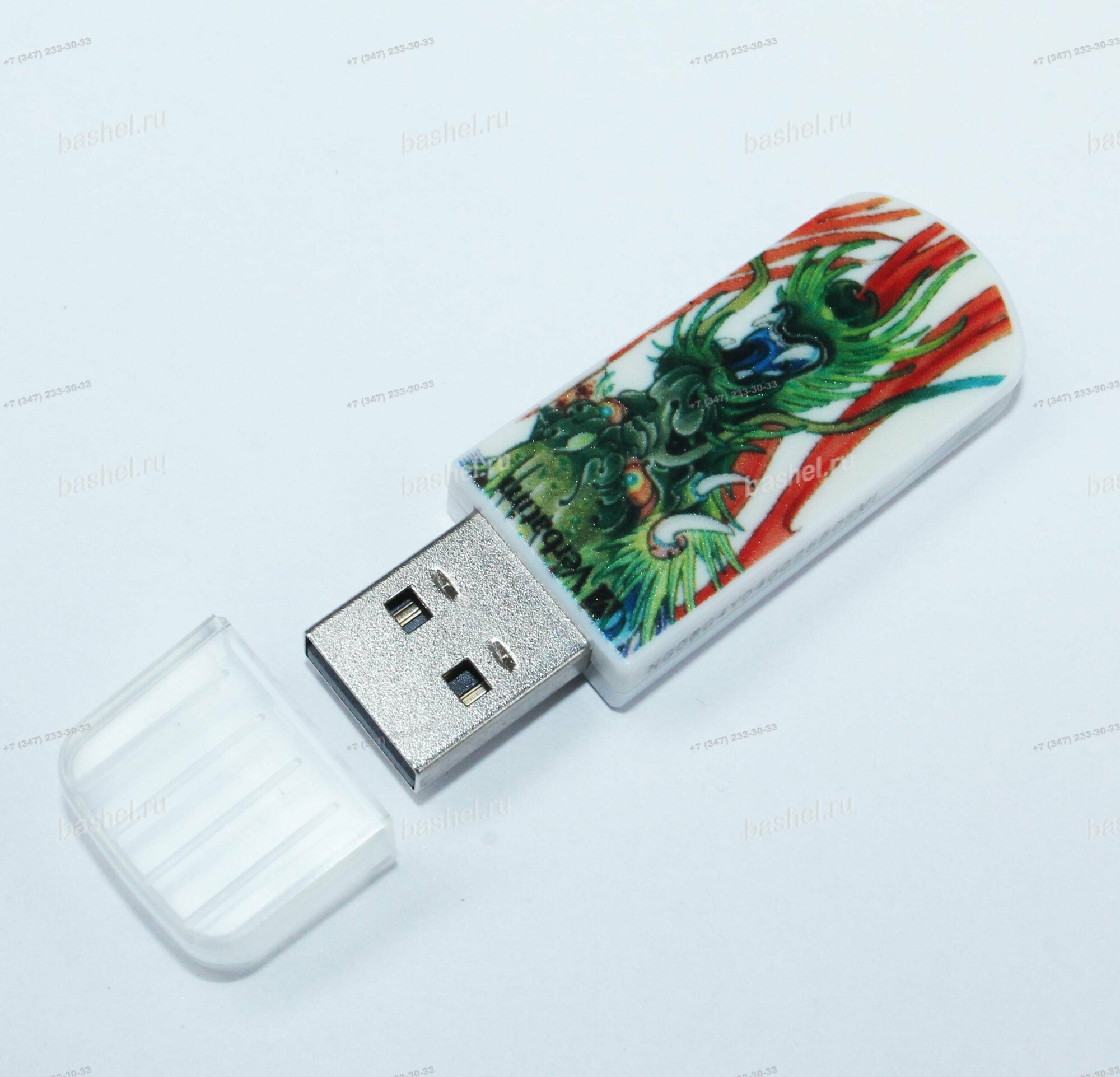 Накопитель Verbatim USB 2.0 8GB Mini Tattoo Edition Dragon