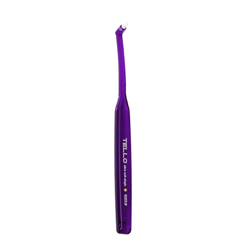 Зубная щетка Tello 1007.5 ultra soft single монопучковая, фиолетовая