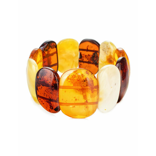 фото Браслет, янтарь, 1 шт., размер 16 см, бордовый, коричневый amberhandmade