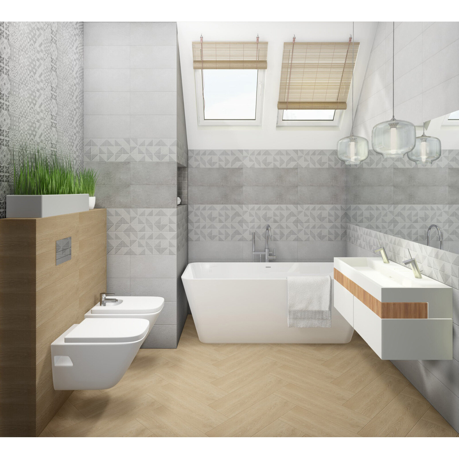 фото Плитка Belleza напольная Грэйс серый 01-10-1-16-00-06-2331