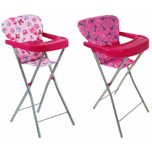 Стульчик для кормления розовый
