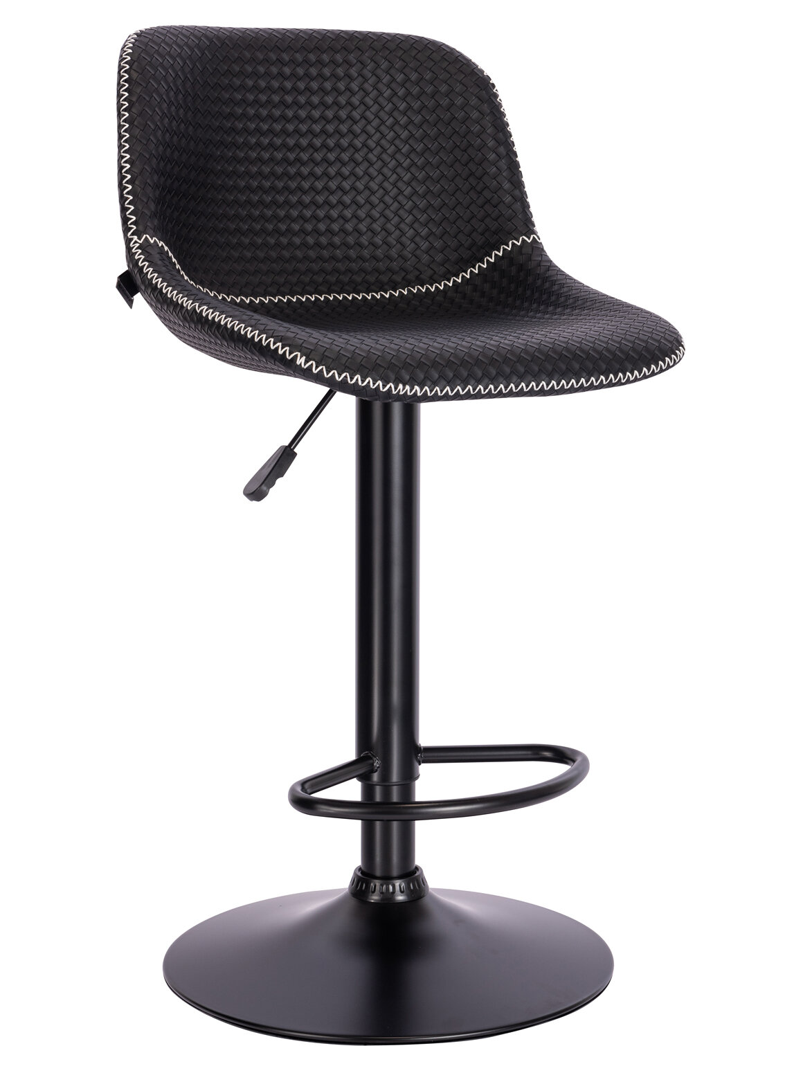 Барный стул Everprof Smile Black экокожа, черный, E-19735