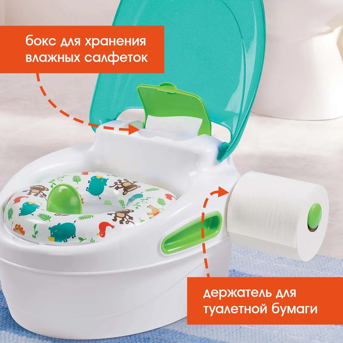 Горшок-подножка Summer Infant 3 в 1 Step-By-Step розовый - фото №6