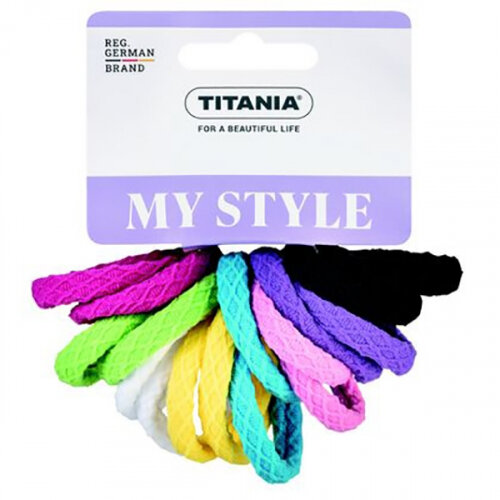 Резинки для волос Titania №2 цветные, 16 шт
