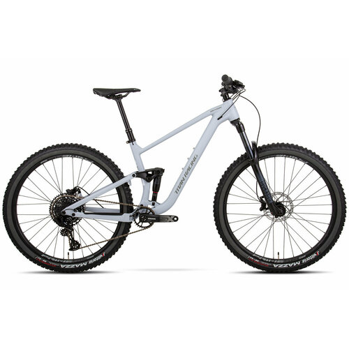 велосипед titan racing skyrim expert 2024 l 18 steel blue Велосипед Titan Racing Skyrim Dash (2024) L(18) Quaker Grey