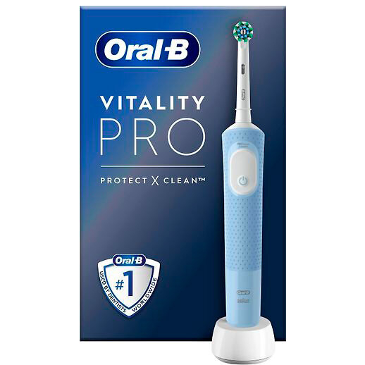 Электрическая зубная щетка Oral-B Vitality Pro Protect X Clean Vapor Blue