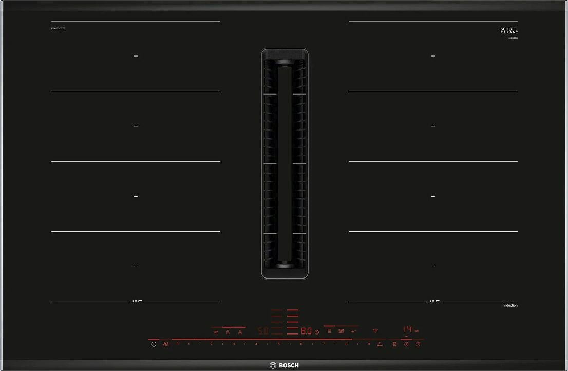 Встраиваемая индукционная панель BOSCH PXX875D57E Serie 8