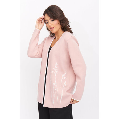 пиджак текстильная мануфактура размер 50 розовый Пиджак Текстильная Мануфактура, размер 50, розовый
