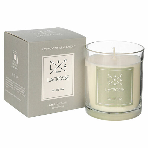 Свеча ароматическая Lacrosse, Белый чай, 60 ч