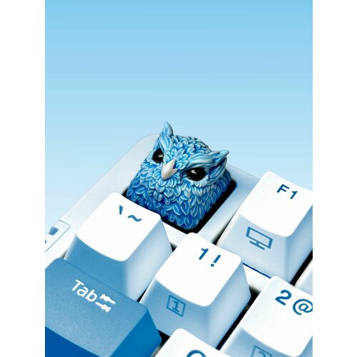 Кастомный кейкап Wuzen Owl Blizzard