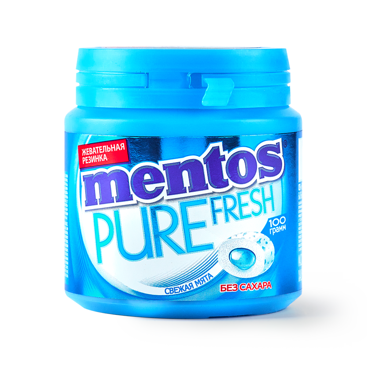 Резинка жевательная Mentos Pure Fresh Свежая мята, 100 г - фото №8