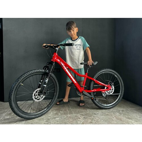 Велосипед Time Try ТT2727s 24 Алюминиевая рама 11 Взрослый Подростковый Унисекс красный 20900₽