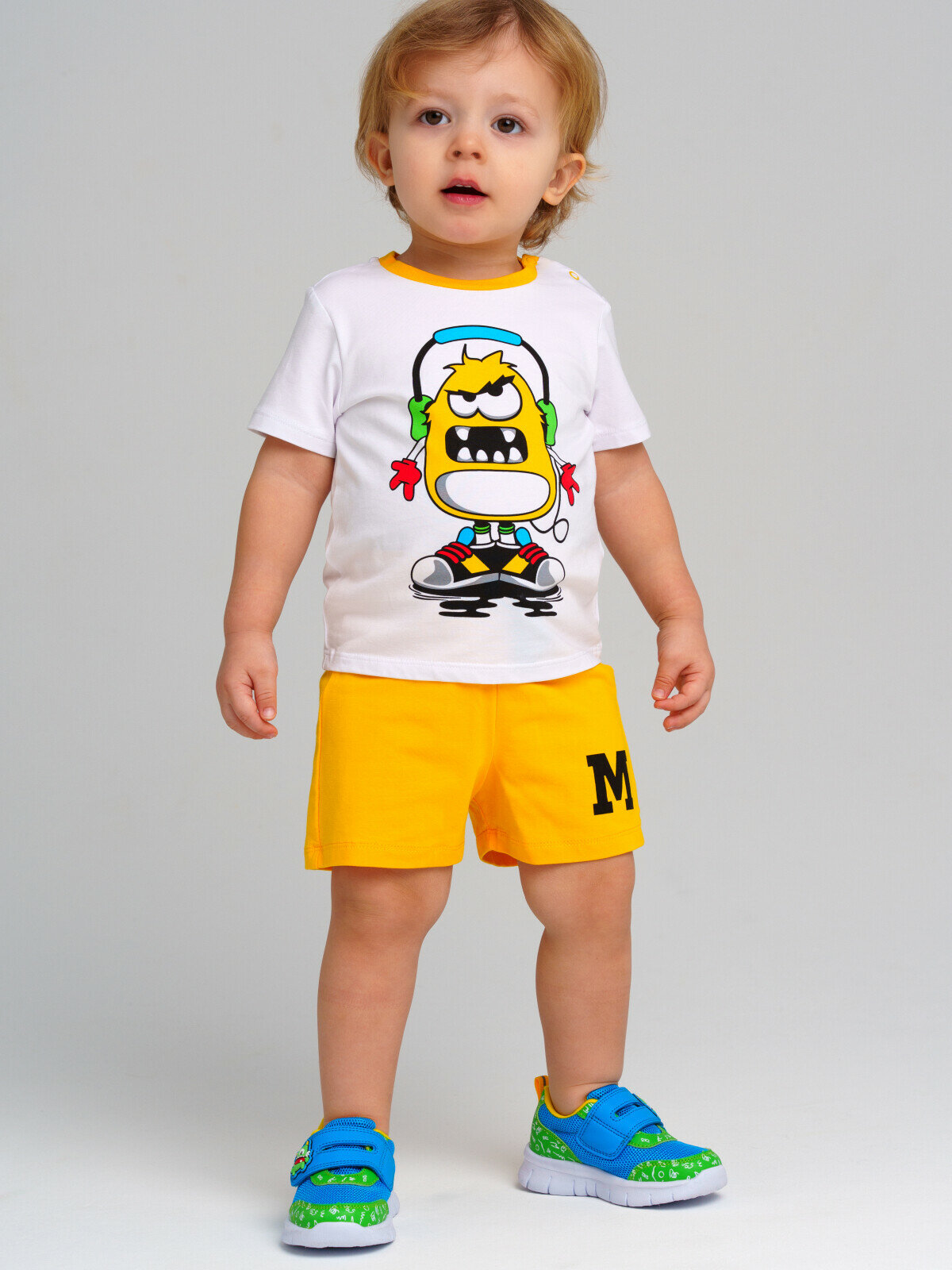 Комплект одежды playToday размер 86 голубой