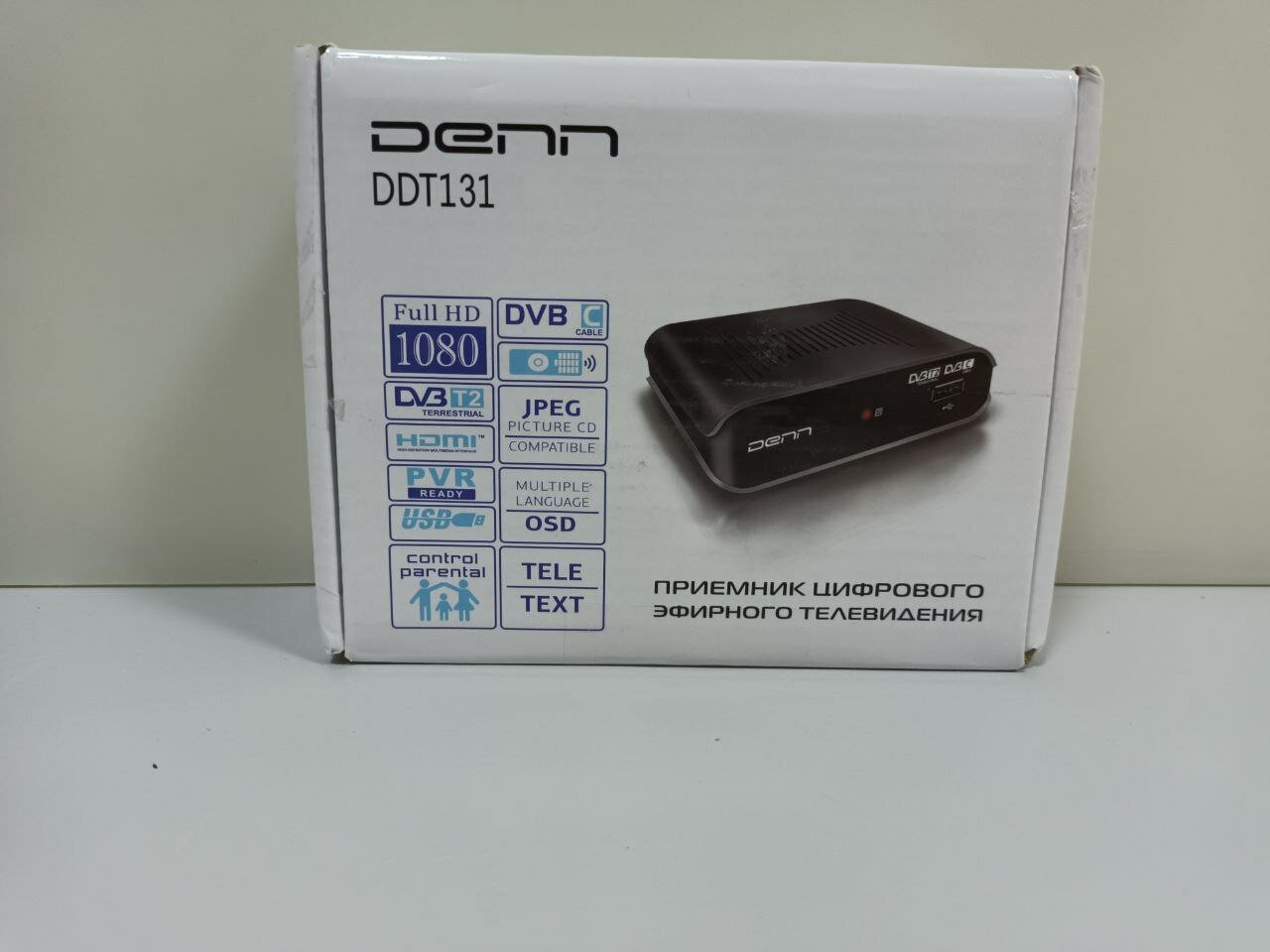 Приемник телевизионный Denn DVB-T2