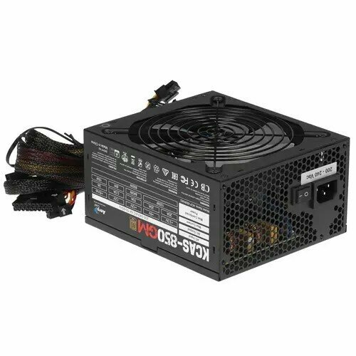 Блок питания Aerocool Kcas 850GM RGB 850W 80Gold KCAS-850GM 976400₽