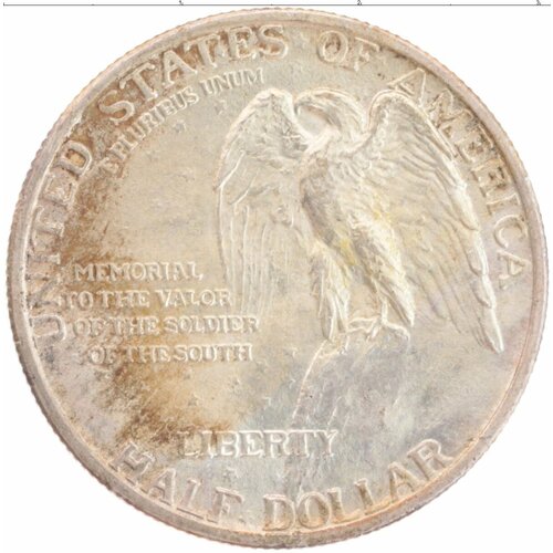 Клуб Нумизмат Монета 1/2 доллара Америки 1925 года Серебро Стоун-Маунтин
