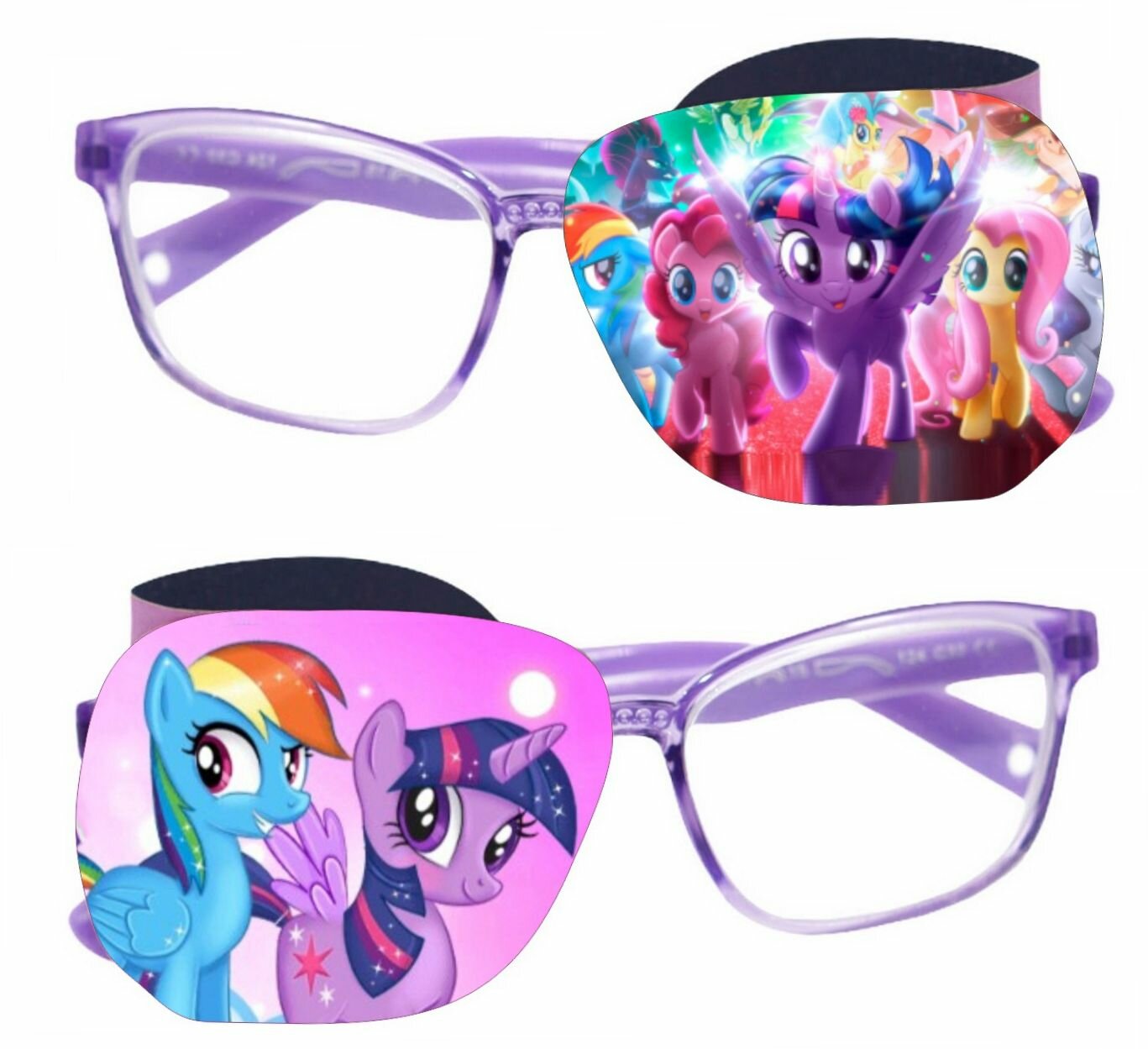 Окклюдер на очки "My Little Pony" (Размер S) на левый и правый глаз в комплекте 2 шт