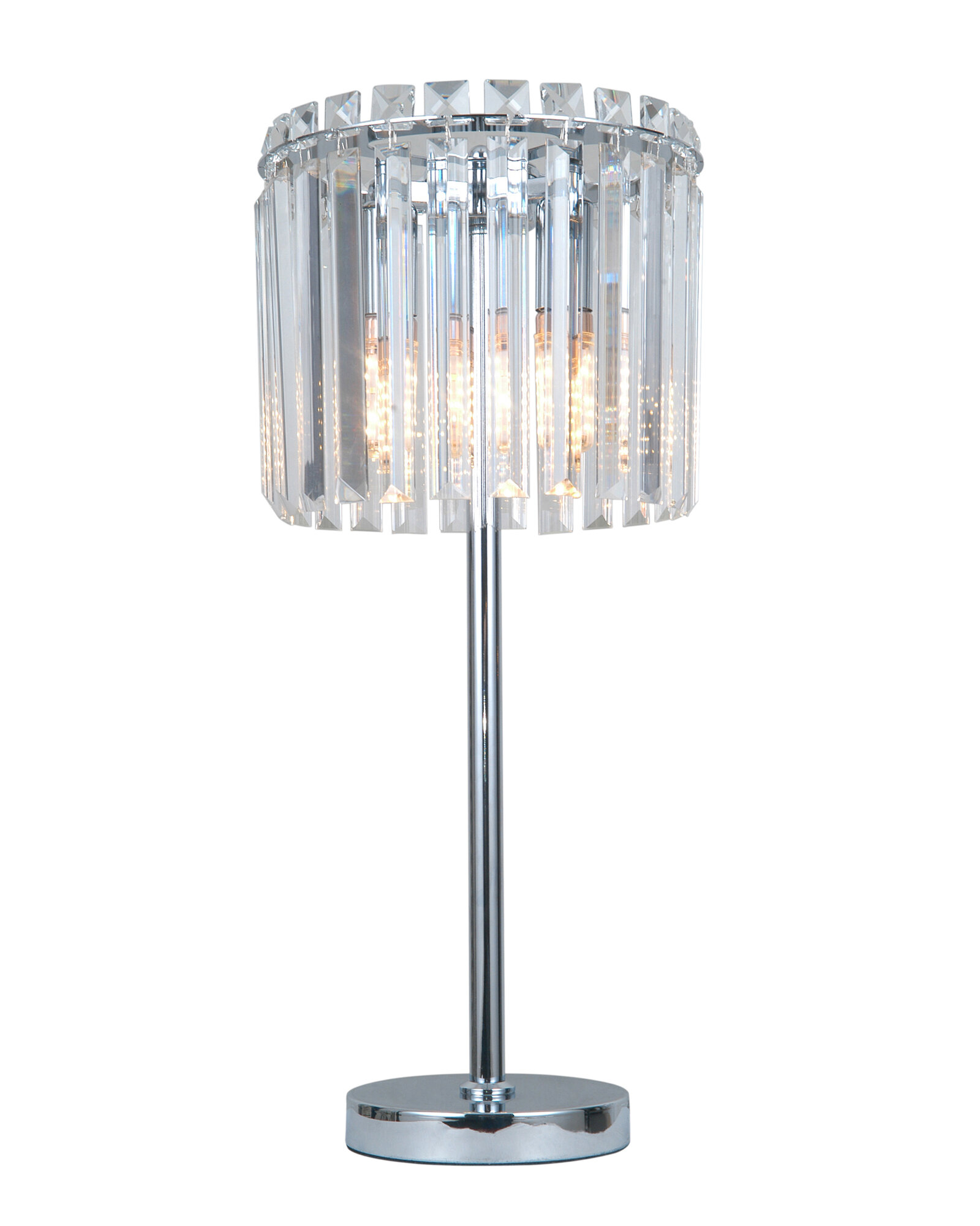 Лампа настольная Moderli V10757-3T Levi хром Размеры: Высота 550мм Глубина 250мм Ширина 240мм