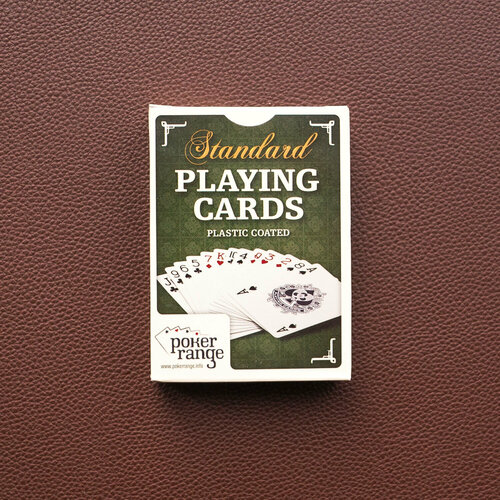 Карты для покера с пластиковой рубашкой PokerRange, 88х63 мм, 54 листа игральные карты aviator стандартный индекс синие