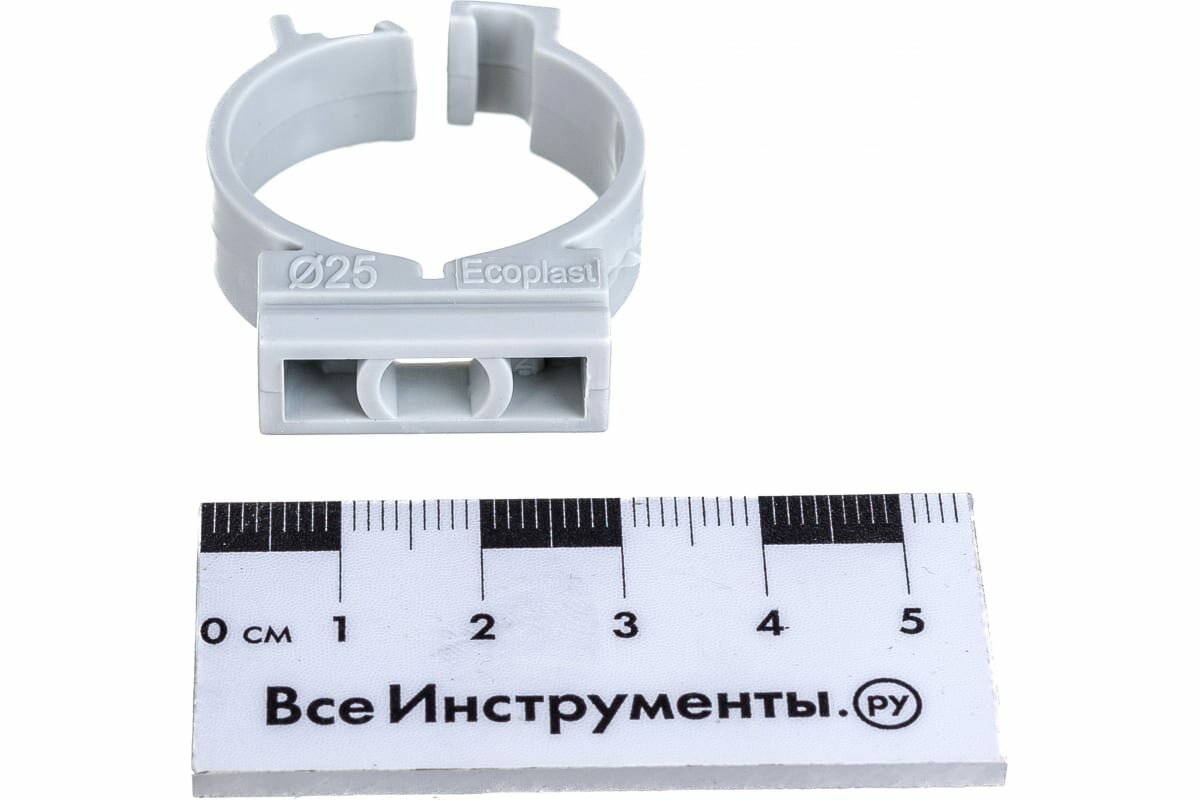 Держатель CFC25G с защелкой для труб D 25 мм Без бренда - фото №5