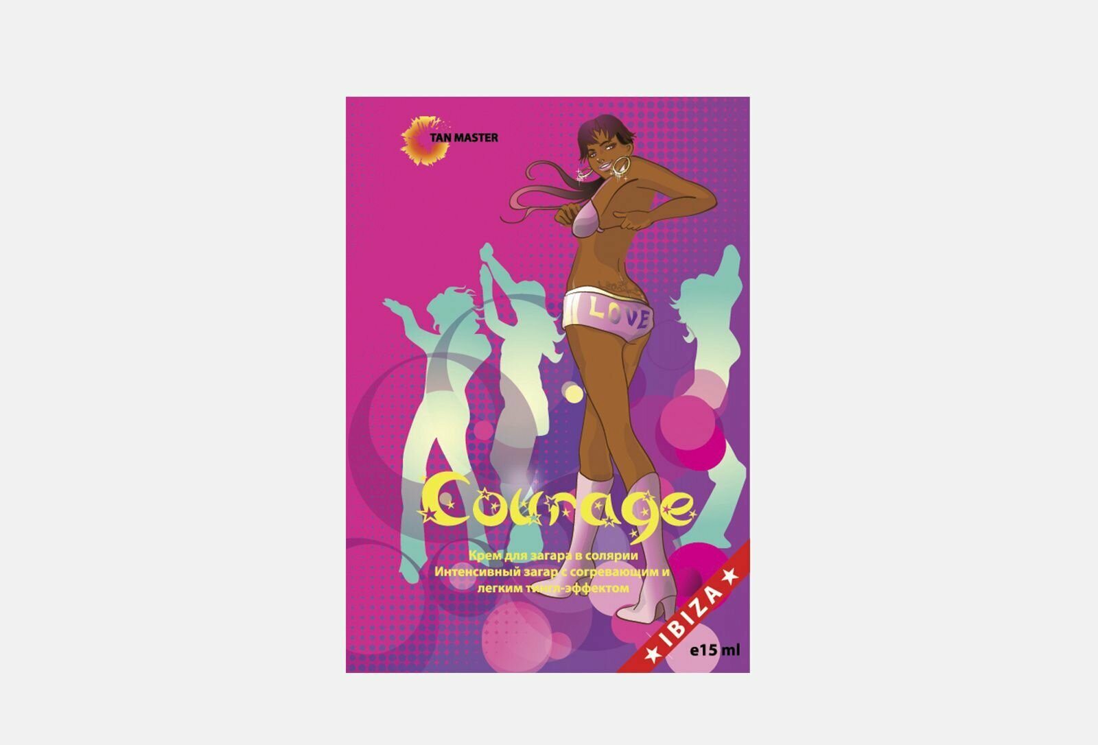 Крем для загара в солярии courage