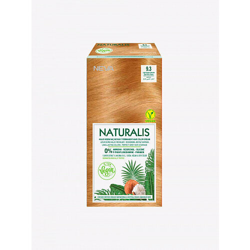 Neva Крем-краска для волос Naturalis Vegan 93 Светло-золотистый блонд без аммиака 744₽