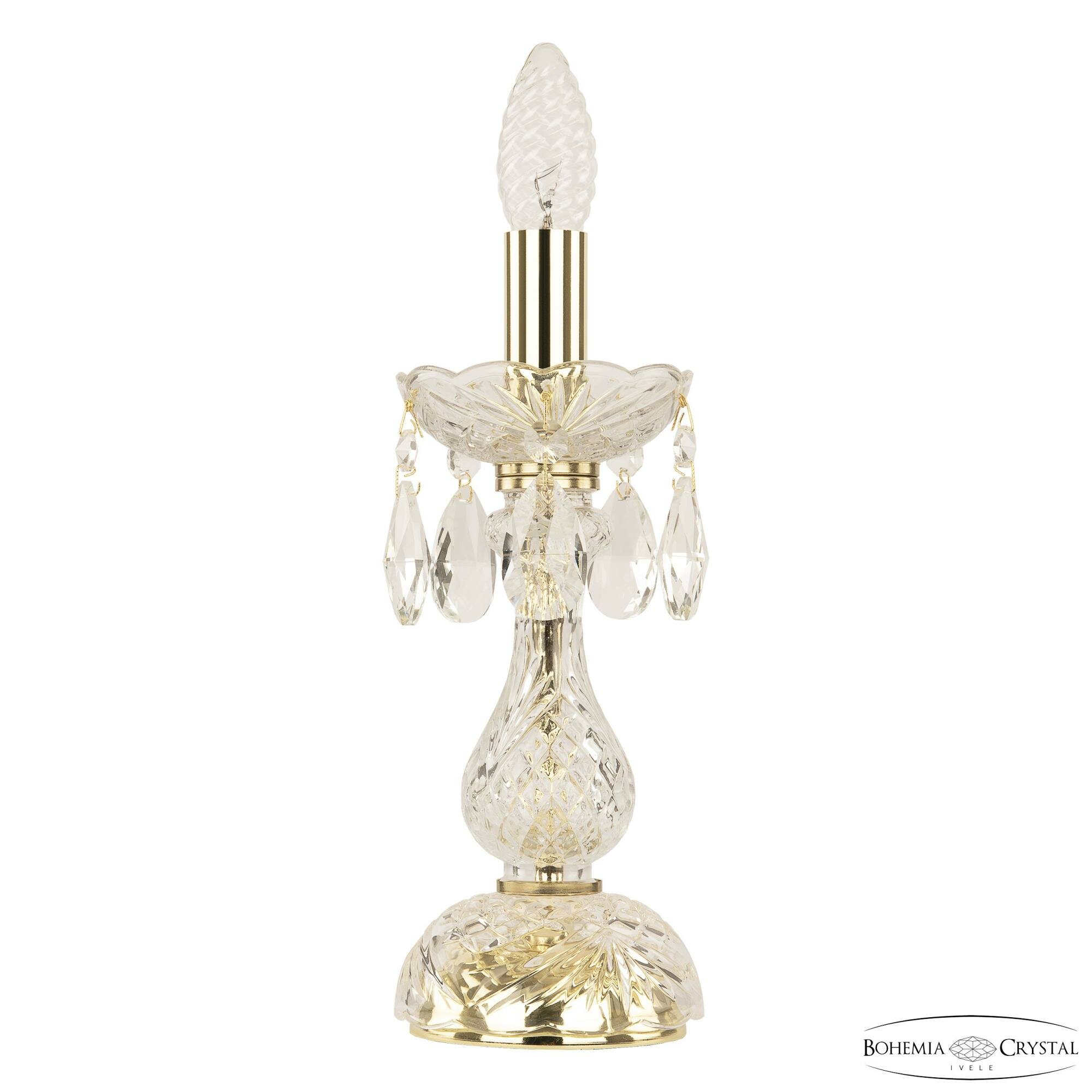 Bohemia Ivele Crystal Настольная лампа Bohemia Ivele Crystal 101 101L/1-27 G