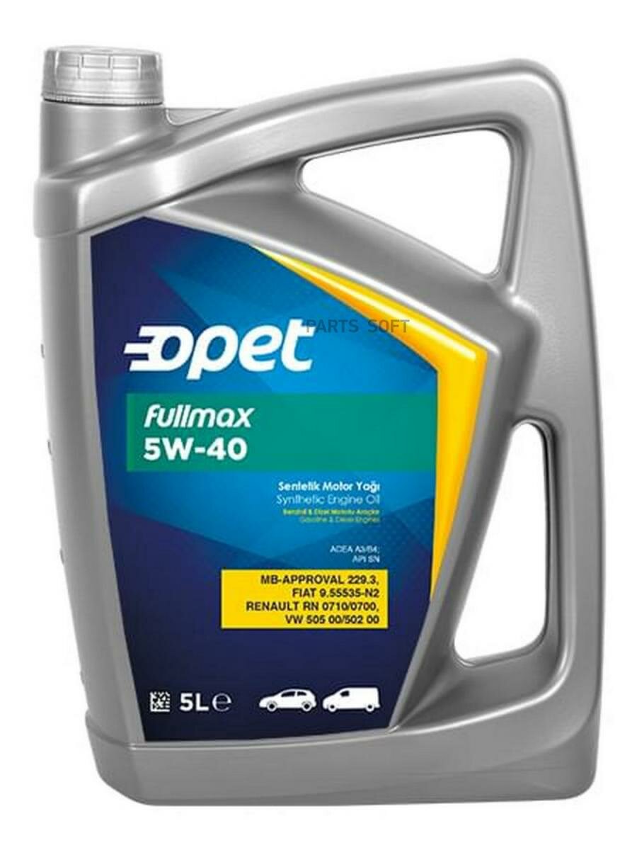 OPET 601448690 Масо моторное Fullmax 5W-40 SN (5)