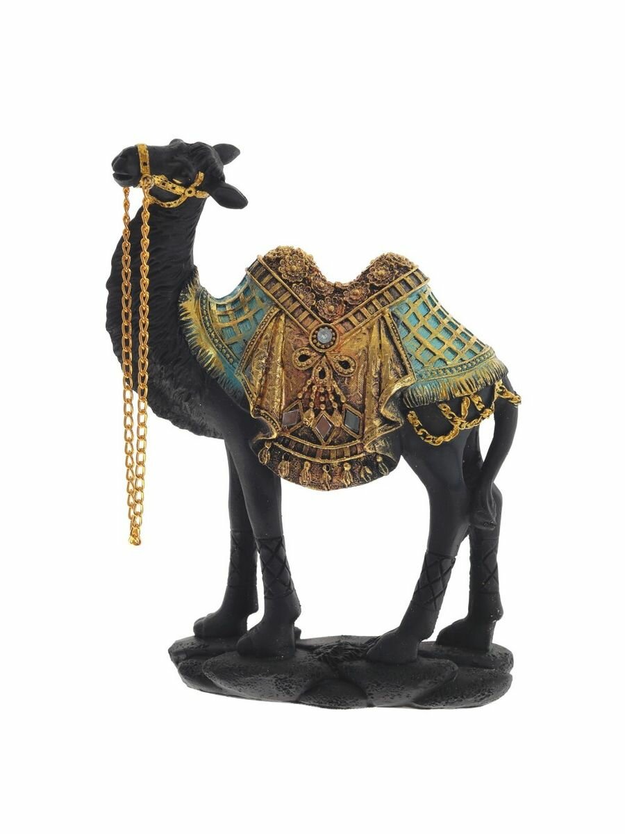 фото Статуэтка Верблюд Casaentera CE02-788821 черный/золото 140х60х185h