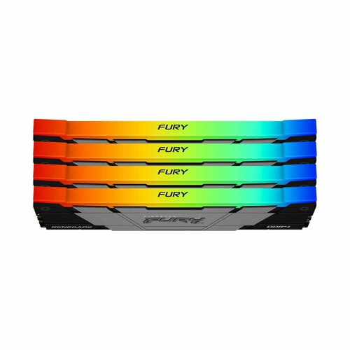 Оперативная память KINGSTON FURY Renegade RGB DIMM DDR4 32GB 4x8GB 3600 MHz KF436C16RB2AK432 1545000₽