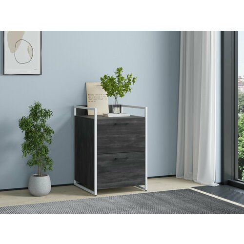 Тумба Urban Лофт 01 Белыйсеверное дерево темное 9990₽