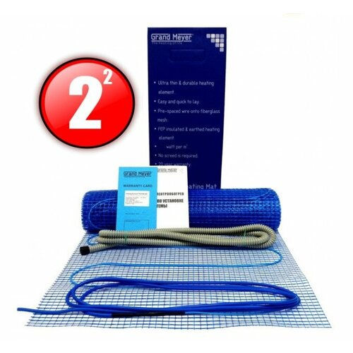 Теплый пол Grand Meyer 2 м кв 400 Вт THM200-020 двухжильный 5464₽