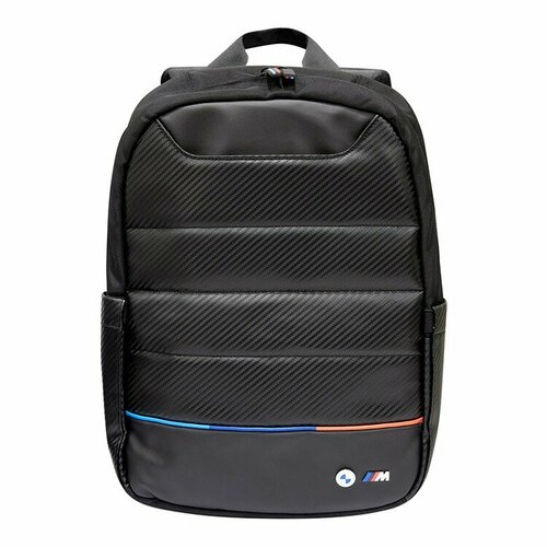 Рюкзак для ноутбука 15 BMW Computer Backpack with pockets Tricolor line , черный