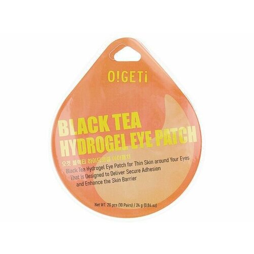 Гидрогелевые патчи с экстрактом чёрного чая O! GETi BLACK TEA HYDROGEL EYE PATCH