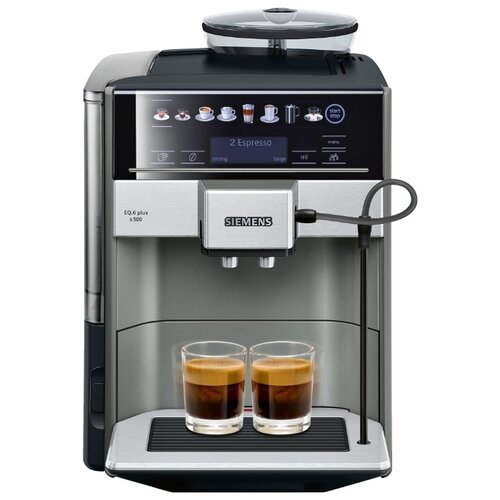Кофемашина автоматическая Siemens TE655203RW EQ.6 plus s500, черный
