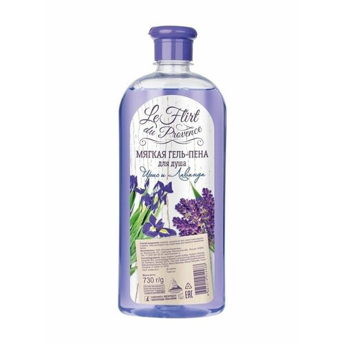 Гель-пена ирис и лаванда 730 г 386₽