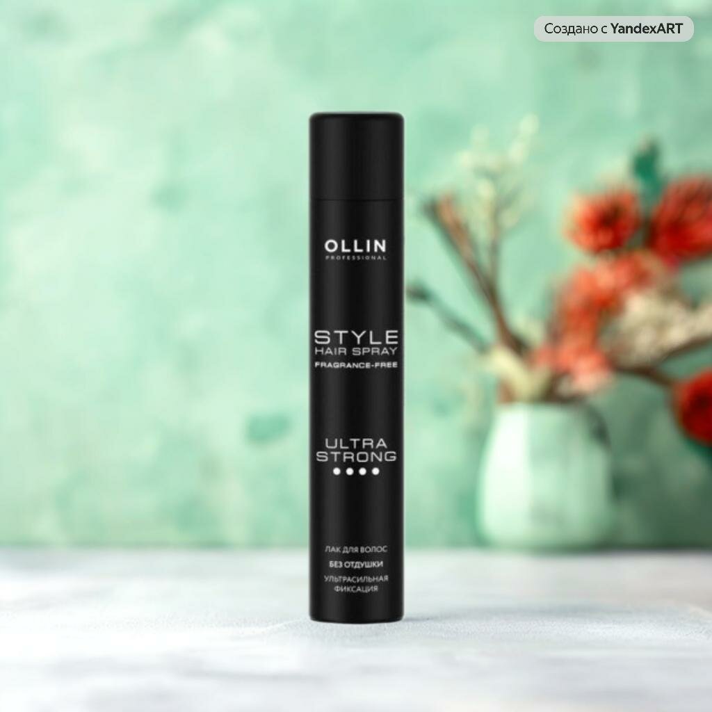 OLLIN PROFESSIONAL Лак ультрасильной фиксации без отдушки / STYLE 400 мл - фото №18
