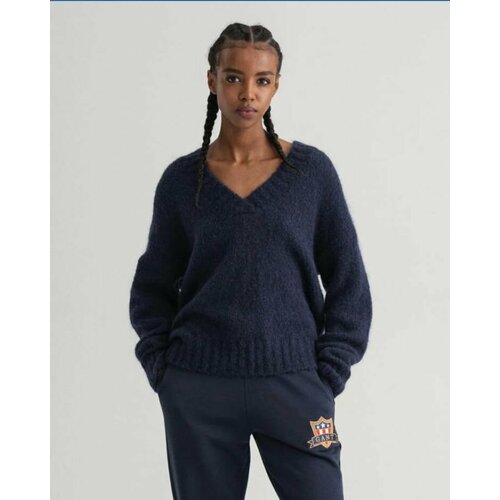 Пуловер GANT, размер S, синий