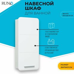 Шкаф подвесной Runo Эрика 35 навесной правый (00-00001130)