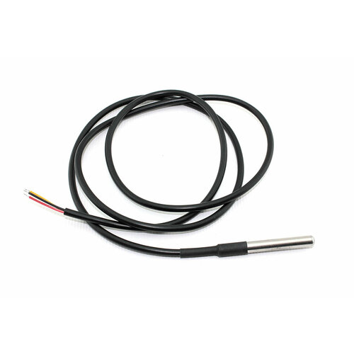 Герметичный датчик DS18B20 1 метр (без паразитного режима) датчик температуры ds18b20 герметичный ip67 кабель 1 метр в металлической гильзе