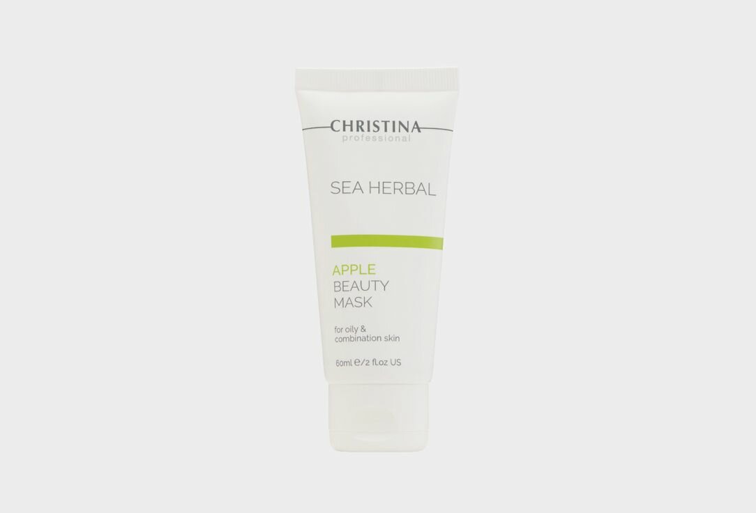 Маска красоты для жирной и комбинированной кожи Яблоко CHRISTINA Sea Herbal Beauty Mask Apple