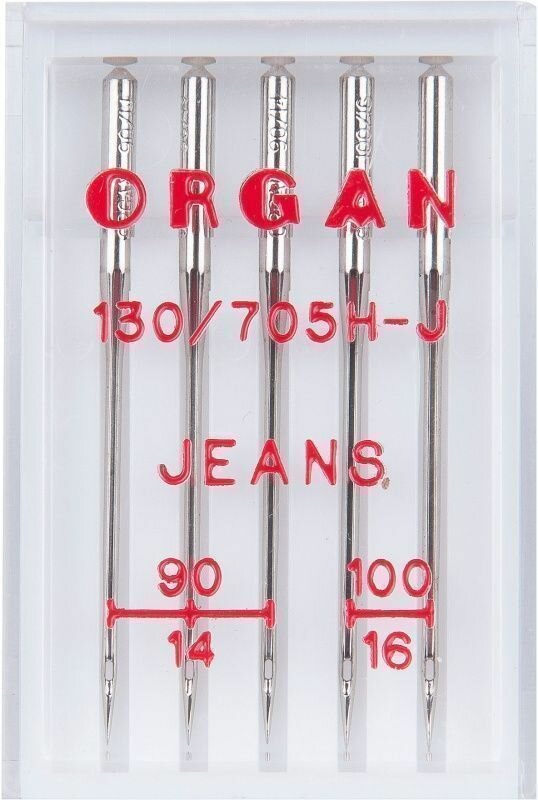 Иглы Organ для джинсы №90-100 5шт. 130/705H