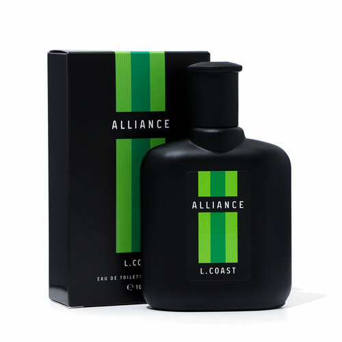 Туалетная вода мужская Alliance L.Coast, 100 мл (по мотивам Lacost 12.12 Blanc) eau de lacoste l 12 12 bleu туалетная вода 100мл уценка