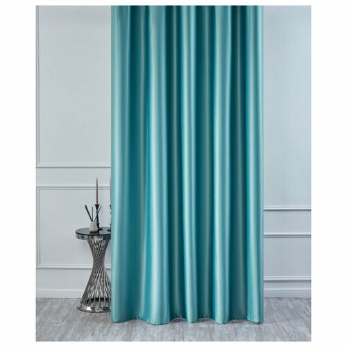 Штора портьерная на шт ленте sanpa вирджиния димаут 200х270см бирюзовая арт hprain0171391e 6301₽