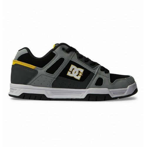 фото Кроссовки dc shoes, размер 10, grey/yellow