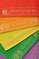 Полотенце махровое, набор разноцветных Неделька для рук, лица -7 шт., 35х60 см, 350 г/м2