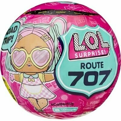 LOL Surprise! ROUTE 707 Series 1. Кукла ЛОЛ сюрприз Роут 707 Серия 1, в шаре с аксессуарами