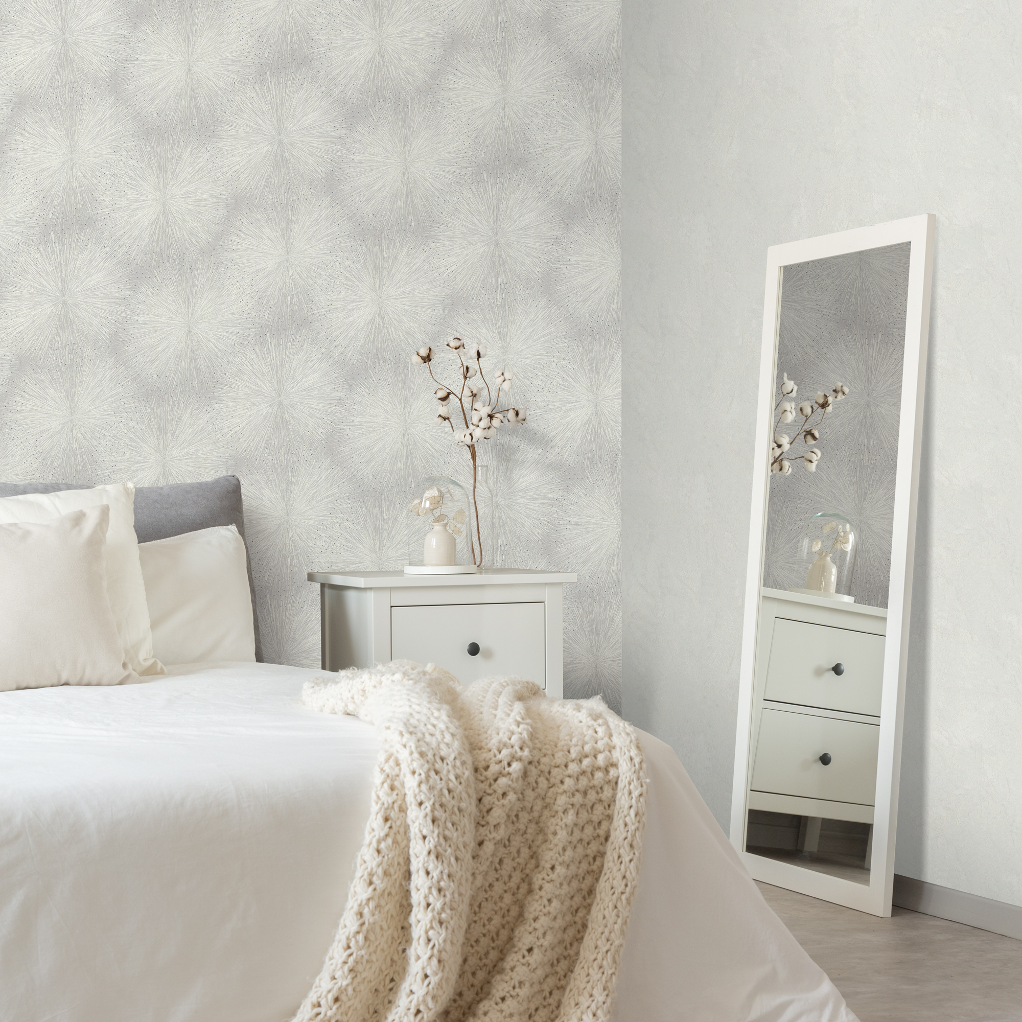 Обои флизелиновые Euro Decor Bengal серые 1.06 м ED7235-11 - фото №4