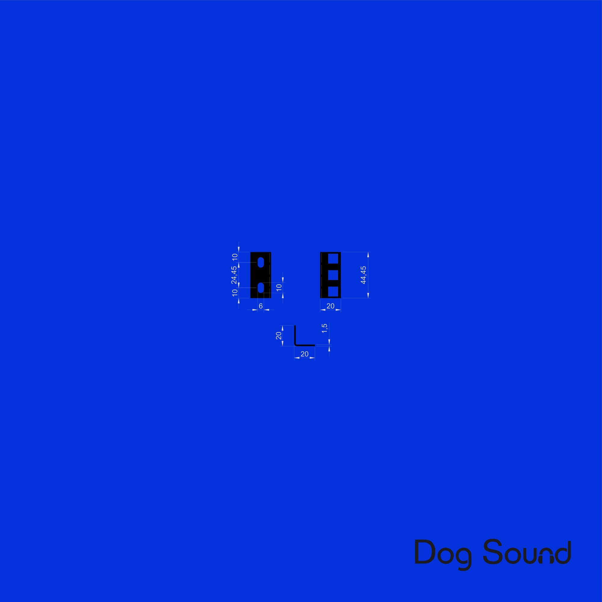 Рэковые Направляющие Rack" от Dog Sound "DS01U, 44,45 мм 1U